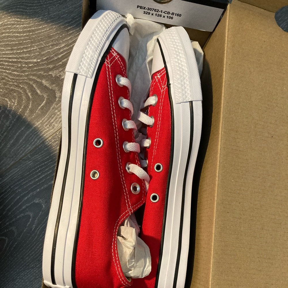 New! Red Converse